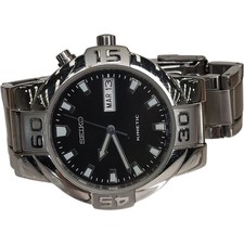 Seiko Kinetic Wristwatch Black