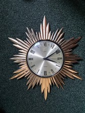 Mid 20th Century Metamec Starburst Clock - working