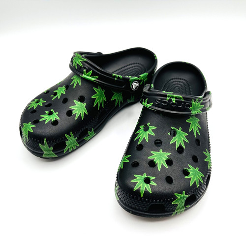 Crocs hemp leaf marijuana weed - hemp,