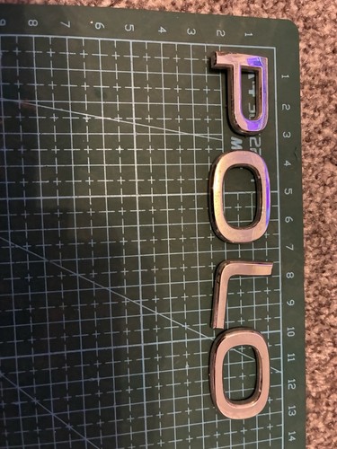 Polo tailgate badge 1l - tailgate,