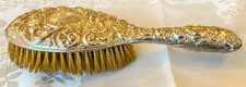 Antique Hallmarked Silver Hairbrush  Birmingham V = 1920?1945?