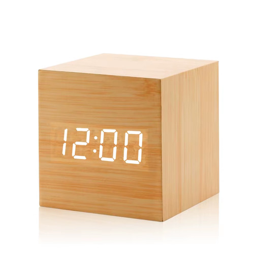 Wooden led digital - wooden,
