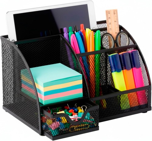 Wire mesh desk - mesh, with