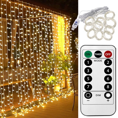300 led curtain fairy - 300,