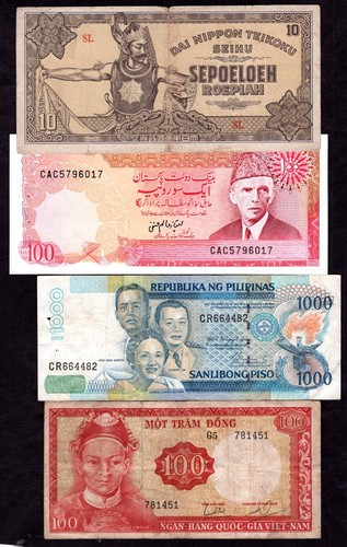 Asia banknotes choose - banknotes,