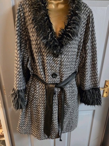 Samya grey fur lined - fur,