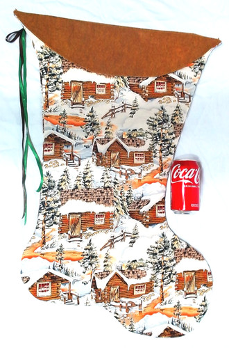 Giant christmas stocking log - giant,