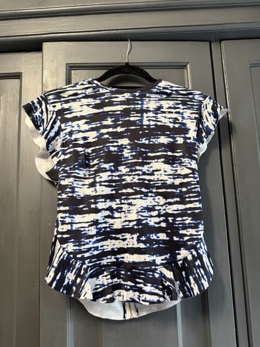 Zara blue white abstract - zara,