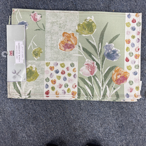 Set tapestry place mats - tapestry,