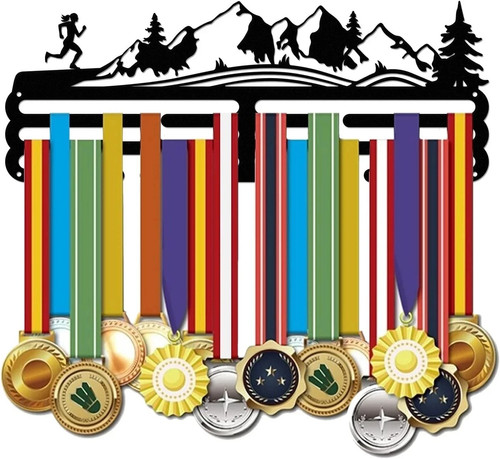 Running medals holder women - running,
