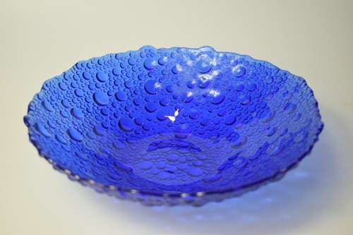 Vintage cobalt blue glass - cobalt,