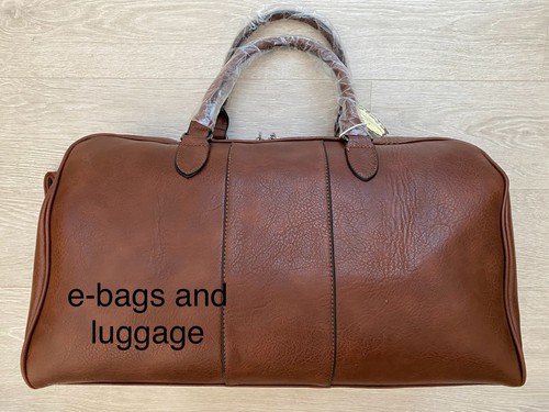 Full grain leather holdall for