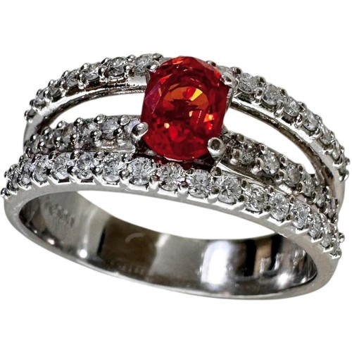 Orange sapphire 0 60ct - us,