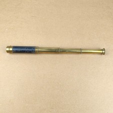 Antique brass draw pocket - brass, 3-draw
