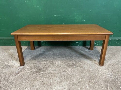 Retro teak coffee table side - retro,