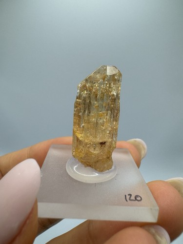 Imperial topaz crystal - topaz,