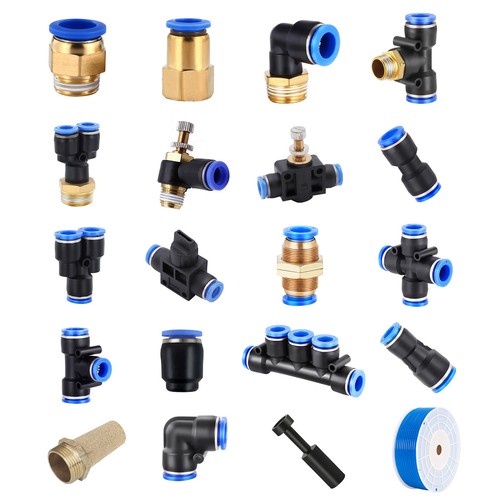 Pneumatic push fittings - push,