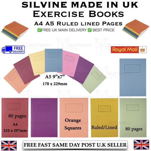 School exercise books - a5,