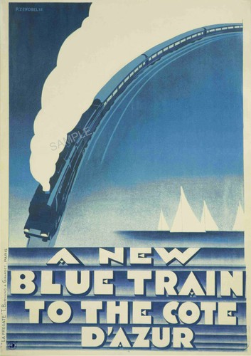 Vintage railway poster - railway,