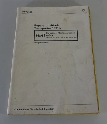 Workshop manual bus - vw, /