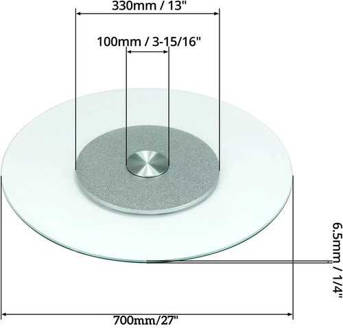 Glass lazy susan turntable - susan,