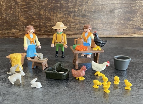 Playmobil farm workers and - 3,