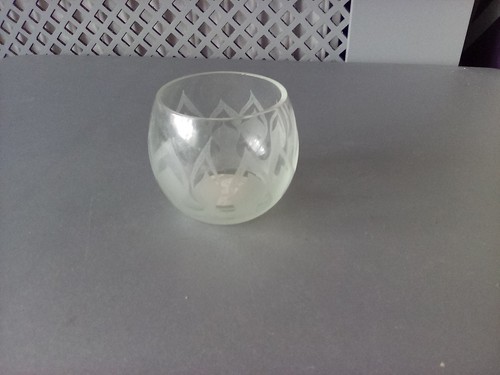 Etched glass tea - glass, light