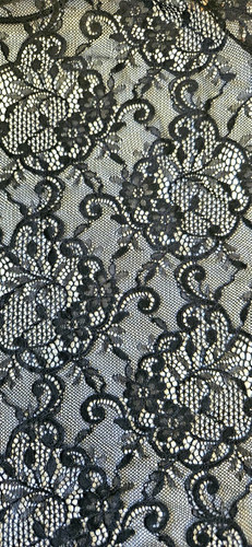 All over black lace - 7m, x