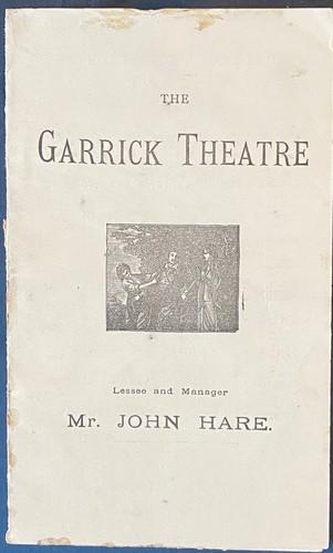 Victorian theatre programme - victorian,