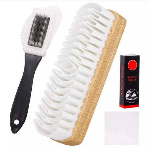 With eraser suede brush - eraser,