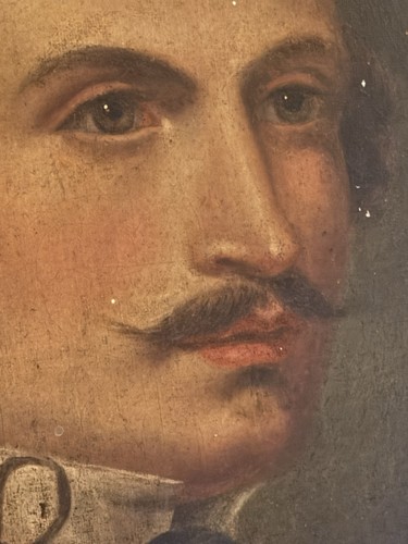 Antique oil portrait - antique,