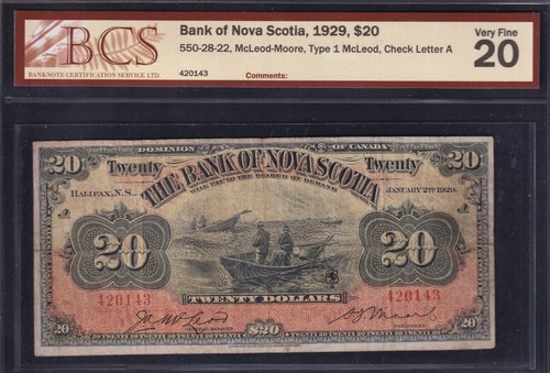 Bank nova scotia 1929 - bank, of