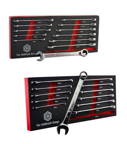 12pc ratchet spanner set - 12pc,