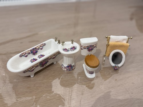 Miniature bathroom set - bathroom, of