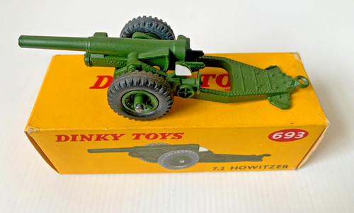 Dinky toys 693 howitzer - dinky,
