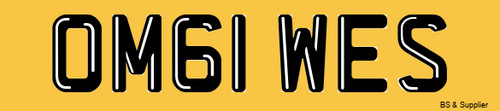 Wes registration number - 1,