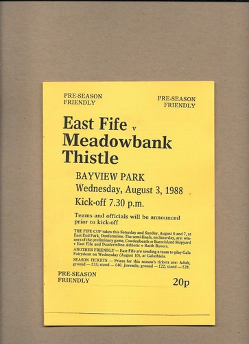 East fife meadowbank - east,