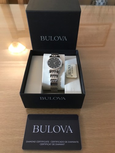 Bulova diamand set - diamand, watch