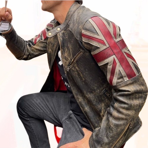 Men biker vintage - men's,