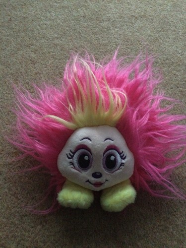Pink plush shnooks toy - plush,