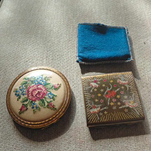 Vintage compacts round petit - 2,