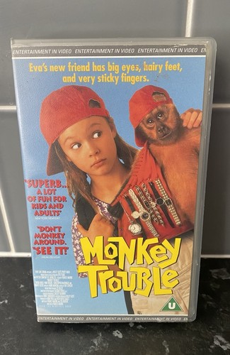 Vintage monkey trouble vhs - vintage,