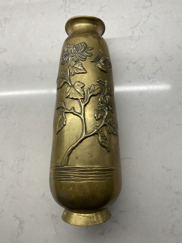 Antique japanese bronze vase - antique,
