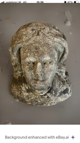 Antique 17c carved stone - 17c,