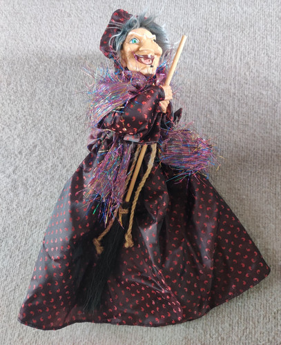 Halloween doll purple dress - doll,