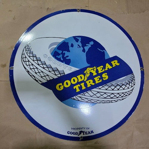 Goodyear tires porcelain - goodyear,