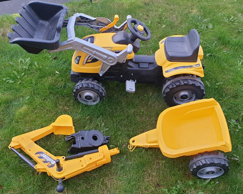 Smoby tractor and - tractor, trailer