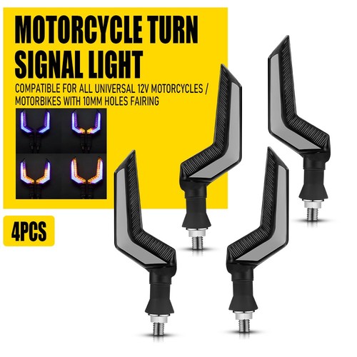 4pc motorcycle flowing turn - flowing,
