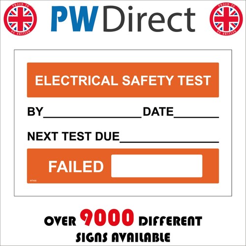 Sign electrical safety test - electrical,