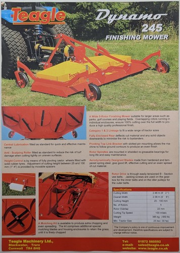 Teagle dynamo 245 - 245,